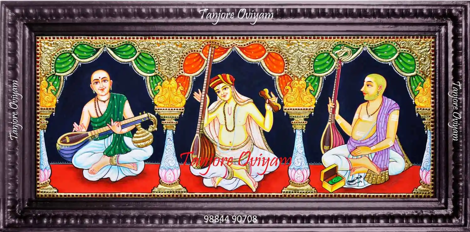 Mummoorthigal Tanjore Painting